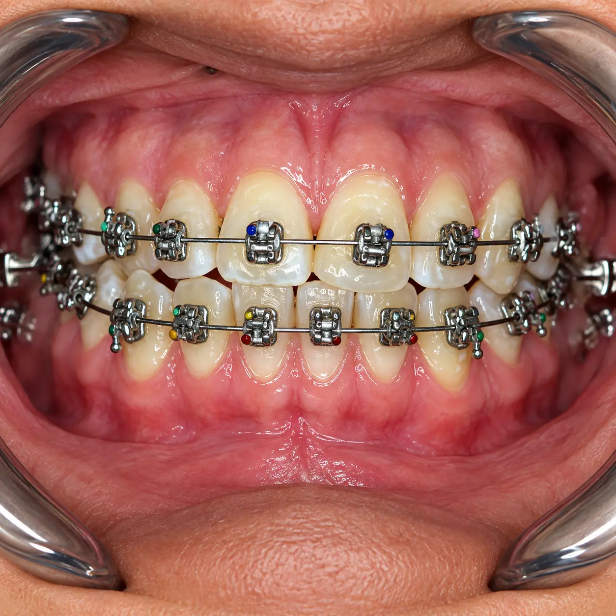 Self-Ligating Metal Braces