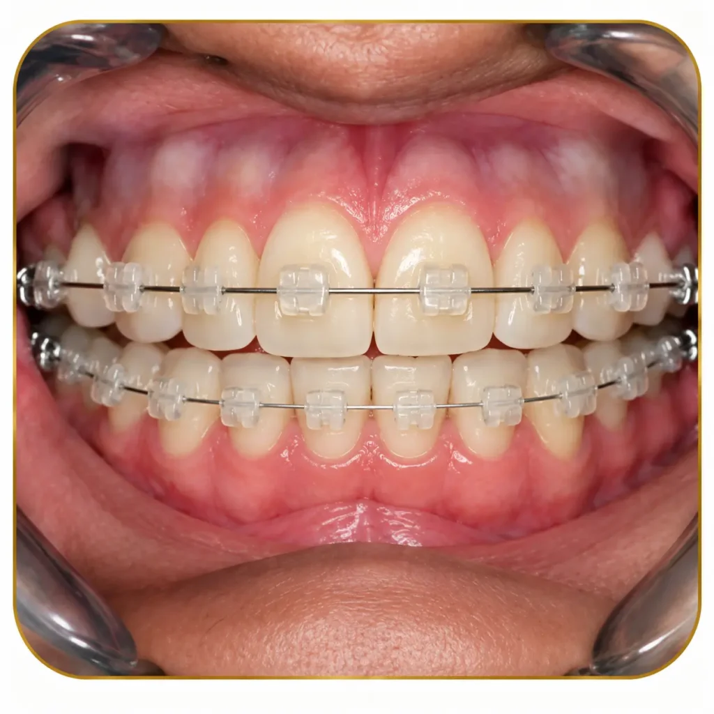 Self-Ligating Clear Braces